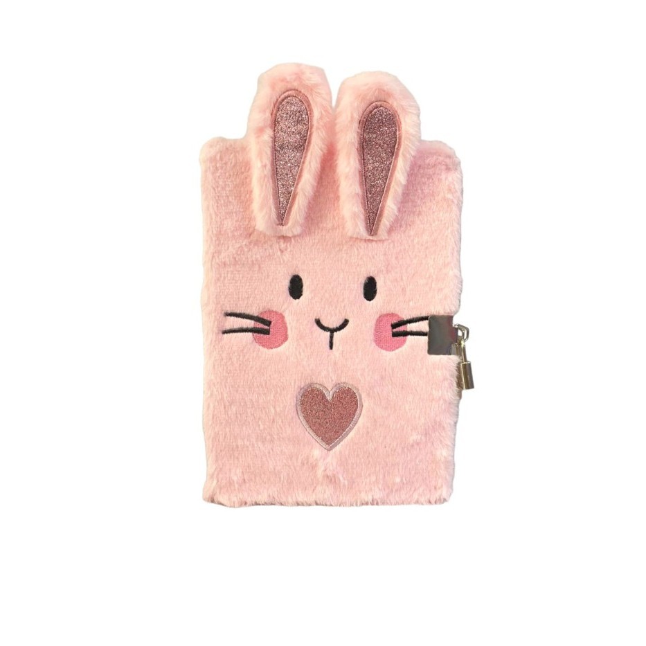 

Notebook Bulu Karakter Buku Kunci Gembok Bunny Import Hadiah Ultah HOT PROMO