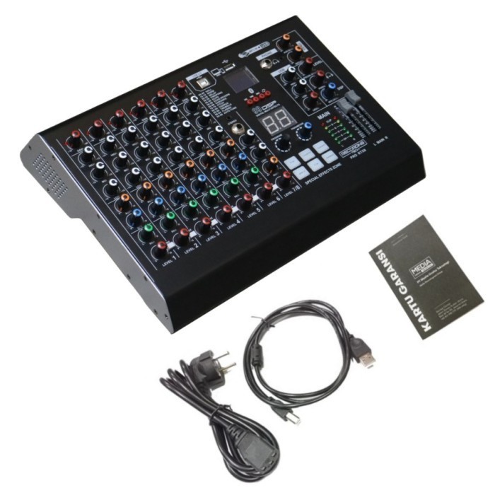 Recording Tech Pro-RTX8 8 channel professional audio mixer