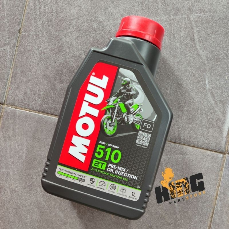 OLI SAMPING 2T 2TAK 2 TAK MOTUL 510 PRE MIX 1L 1LITER WANGI HARUM OLI RACING SATRIA NINJA RX KING