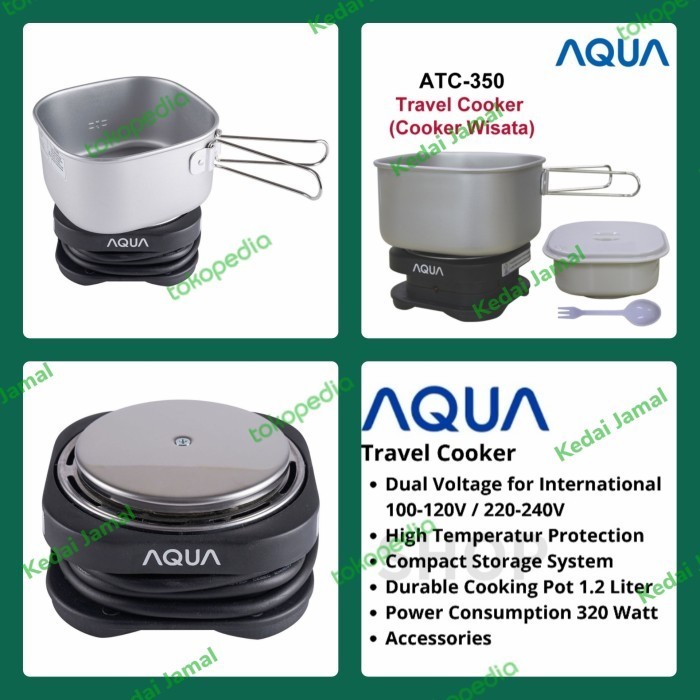 Dheao Travel Cooker/ Panci Listrik Mec-3500 Dual Voltage