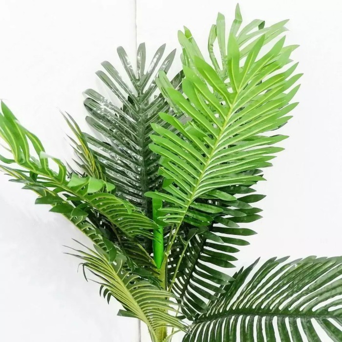 Pohon Palm Artificial Plastik Tinggi 1M