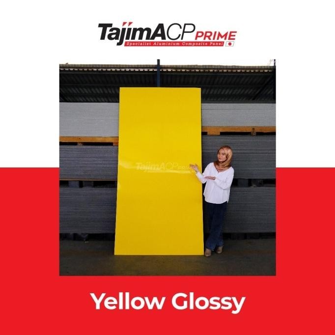ACP TAJIMA Yellow Glossy 3mm Indoor aluminium composite panel