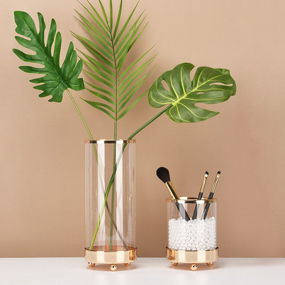 Vas Bunga Transparan Desain Sederhana Dan Elegan Untuk Dekorasi Rumah