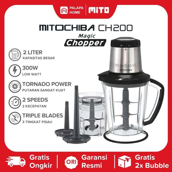 Chopper Mitochiba Ch 200 Cooper Coper Blender Choper Mito Ch200 Copper