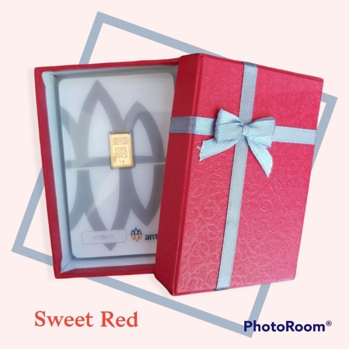 Ready Kotak Logam Mulia Antam Perhiasan Kado Mini Gold Gift Box