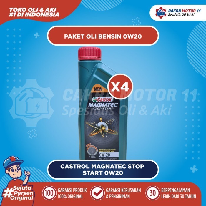 Bundling Promo Bundle Oli Bensin 0W20 Castrol