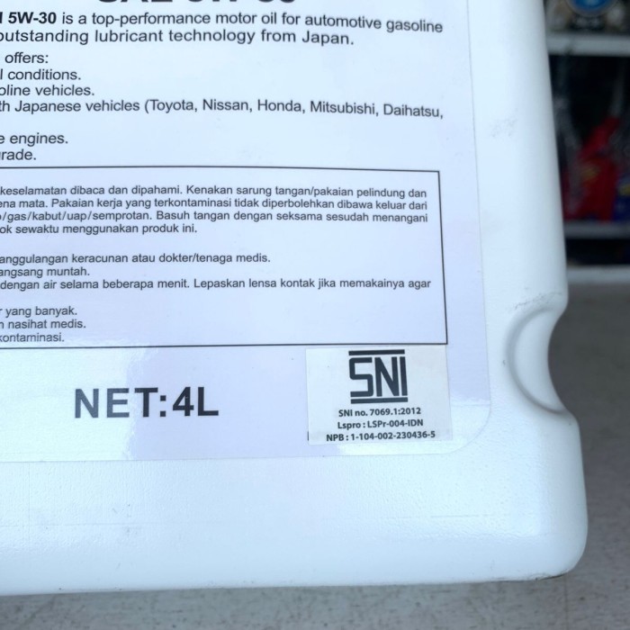 Oli Mobil Eneos Sn Sae 5W-30 Fully Synthetic Original