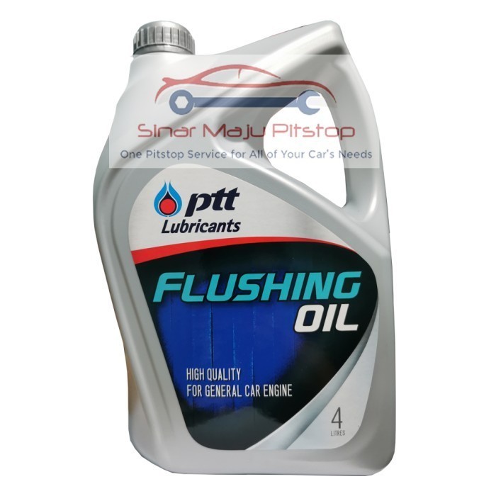 Flushing Oli Mesin Mobil Bensin Diesel Saat Ganti Oli - Ptt 4 Ltr Asli