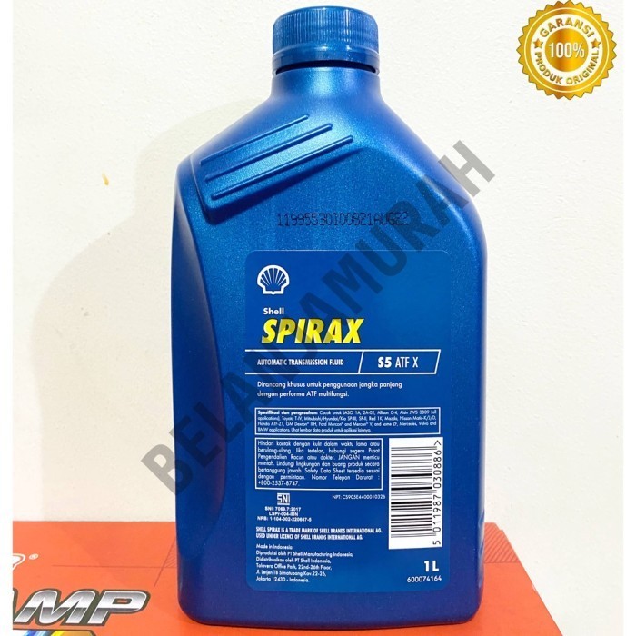 Oli Matic Shell - Transmisi Matic Shell Spirax S5 Atf 1L
