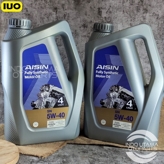 Oli Aisin Fully Synthetic Sn/Cf 5W-40 4 Ltr