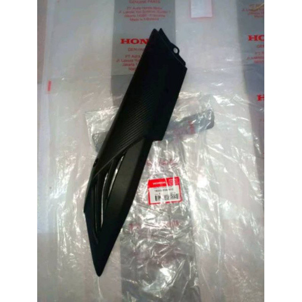 COVER/ PELINDUNG TUTUP KNALPOT SUPRA GTR 150 ORI AHM ( 18356-K56-N10 )