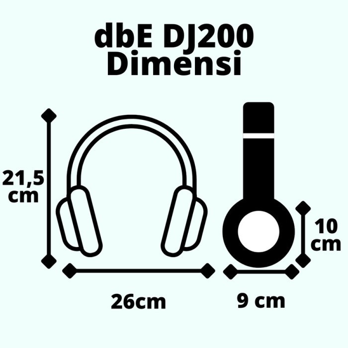 Dbe Dj200 High Quality Dj Headphone