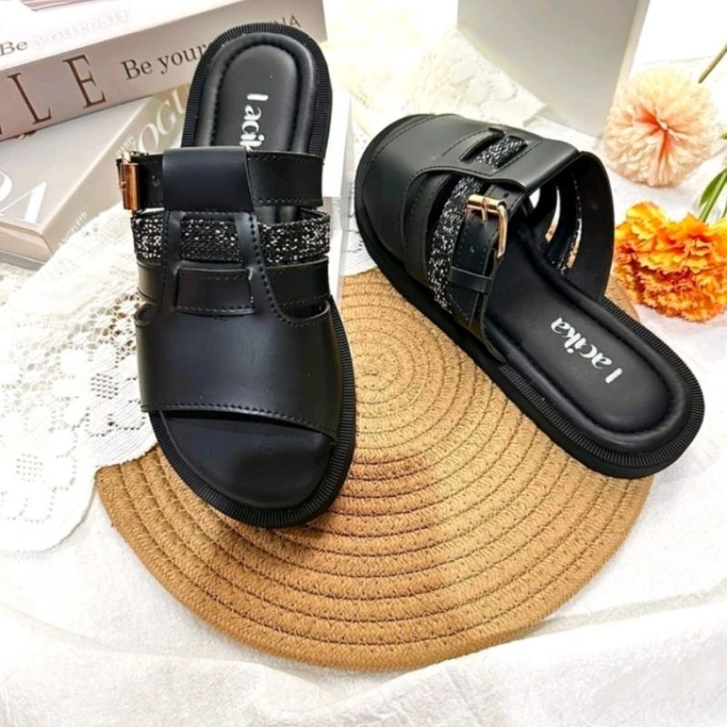 SIERA Sandal wanita hitam