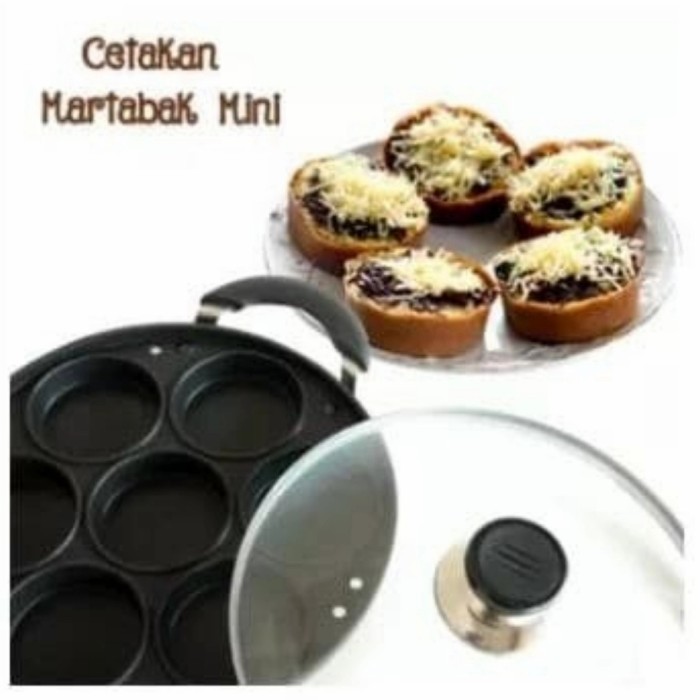 

NW976 cetakan martabak mini 7 lubang/cetakan kue 7 lubang CUCI GUDANG