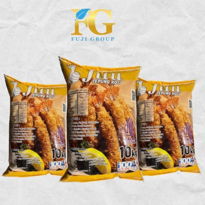 

SH456 Grab Gojek Only Tepung Roti Mix JITU / Breadcrumb Mix 10kg (1Sak) JITU STOK TERBATAS