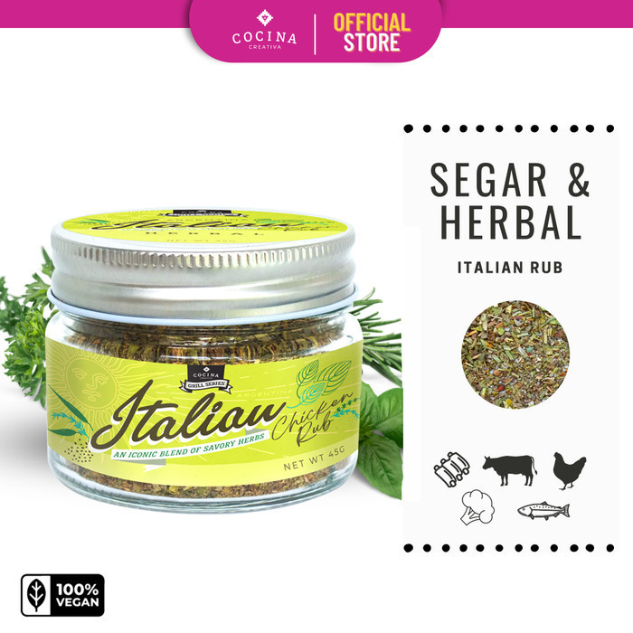 

UE935 Cocina Creativa Italian Chicken Rub - Grill Series - Bumbu Masak FREE ONGKIR