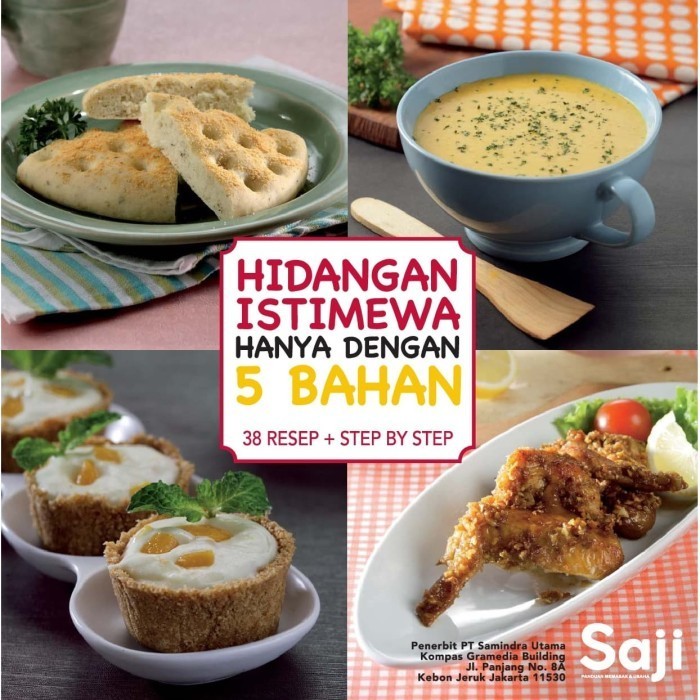 

PR528 BUKU RESEP MASAKAN HIDANGAN ISTIMEWA HANYA DENGAN 5 BAHAN ORIGINAL SALE