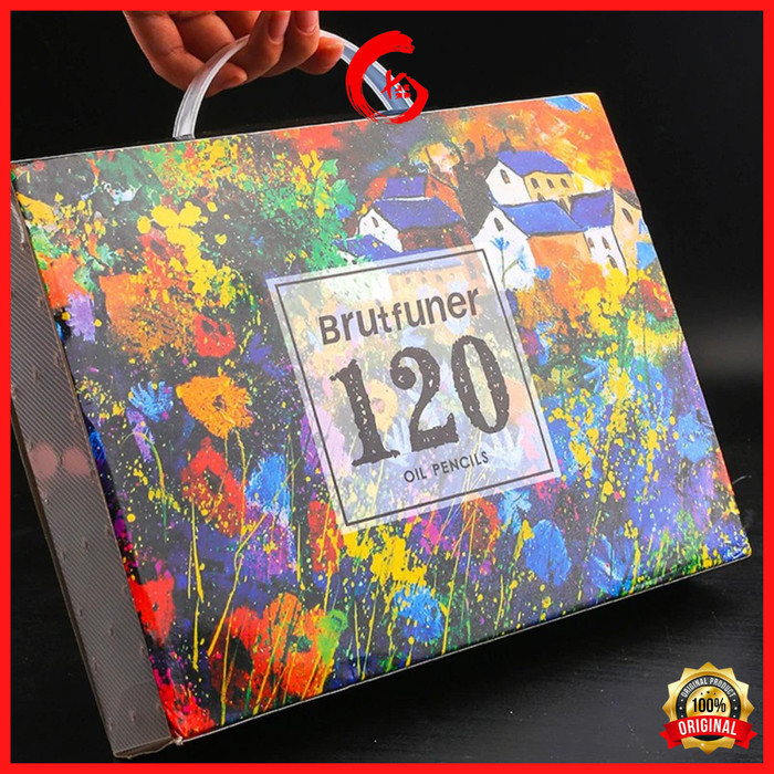 

Brutfuner Oil Base Color Pencil Pensil Warna Set 120 Warna -Anza Wahda