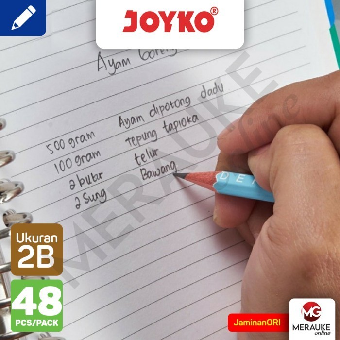 

Pensil Joyko Tabung P-119 (Isi 48 Pcs) -Anza Wahda