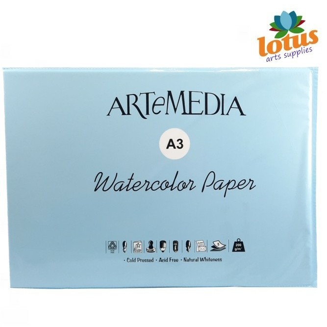 

Artemedia Watercolour Paper 200Gsm A3 -Anza Wahda