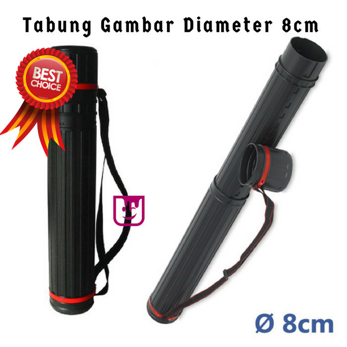 

Tas Tempat Tabung Gambar Kertas Desain Drafting Tube Vtec Diameter 8Cm -Anza Wahda