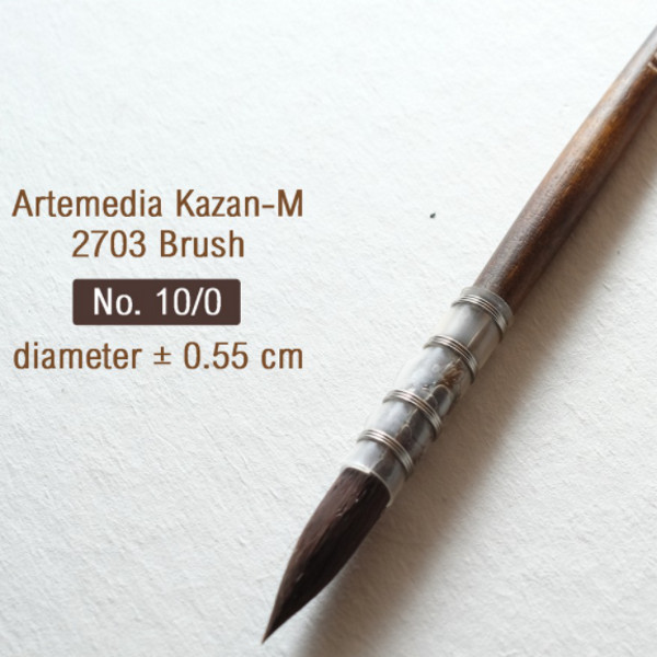 

Artemedia Kazan-M Brush Kuas Lukis - Kuas Cat Air - Kuas Bulu Tupai -Anza Wahda
