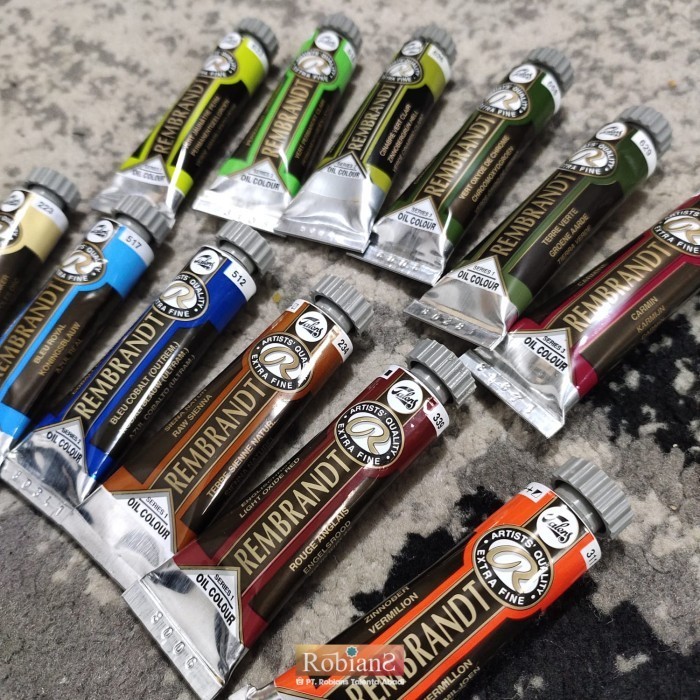 

Cat Lukis Cat Minyak Rembrandt Oil Colours Series 1 Uk. 15 Ml -Anza Wahda