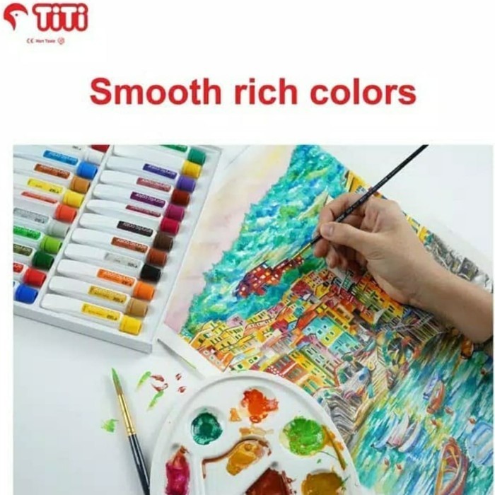 

Cat Acrylic Titi 24 Warna Ac-12Ml-24 Akrilik Cat Air -Anza Wahda