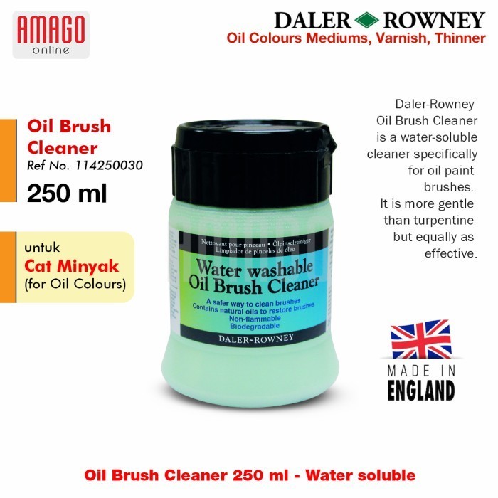 

Pencuci Kuas Cat Minyak - Daler-Rowney - Oil Brush Cleaner 250 Ml -Anza Wahda