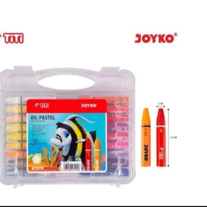 

Krayon Titi Joyko Minyak 36 Warna Crayon 36 Colors Oil Pastels -Anza Wahda