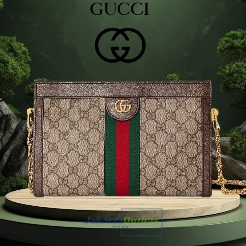 【100% Original】tas gucci wanita Gucci Ophidia gg small shoulder bag Tas bahu ‎503877[Box+dust bag]