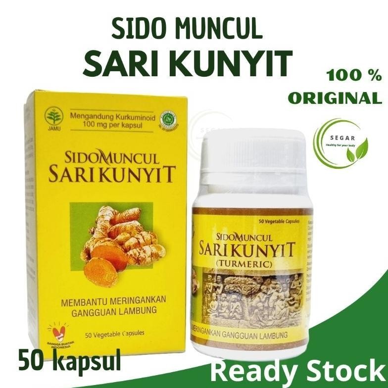 

Sari Kunyit Sido Muncul Membantu Meringankan Gangguan Lambung