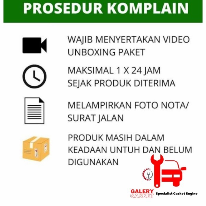 Gasket Cover Valve Proton Gen 2 Paking Dek Klep Proton Gen2