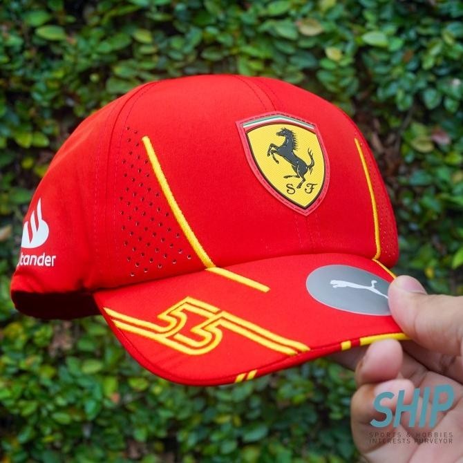 NEW PRODUK TOPI DRIVER CAP SAINZ FERRARI ORIGINAL 2024 PUMA FORMULA 1 F1 