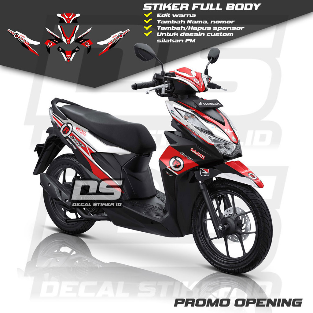 Decal Beat Deluxe Full Body Keren Stiker Beat New Full Body Keren Striping Beat New Terbaru Decal Be