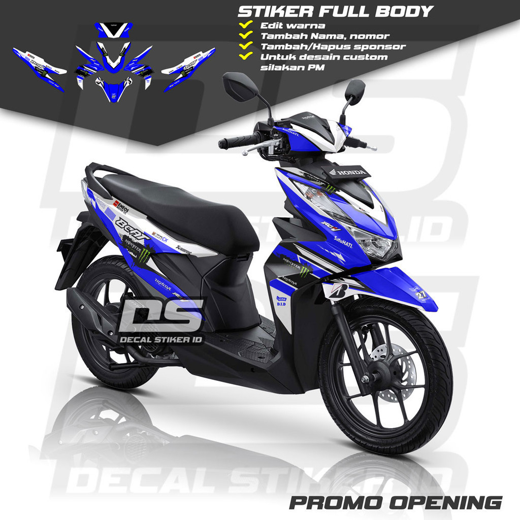 Decal Beat Deluxe Full Body Keren Stiker Beat New Full Body Keren Striping Beat New Terbaru Decal Be