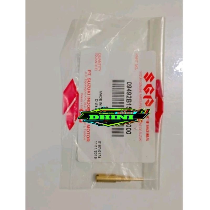 PILOT JET ZET KARBURARATOR UKURAN 15 SATRIA FU 150 ORIGINAL SGP