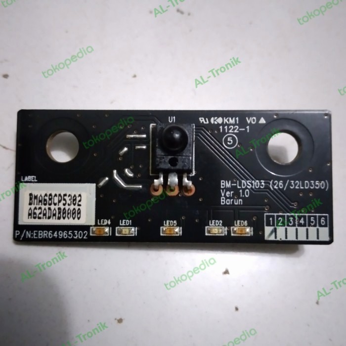 MODUL SENSOR REMOT IR TV LG 26 INCH 26LD330 26LD330-MB 26LD 330