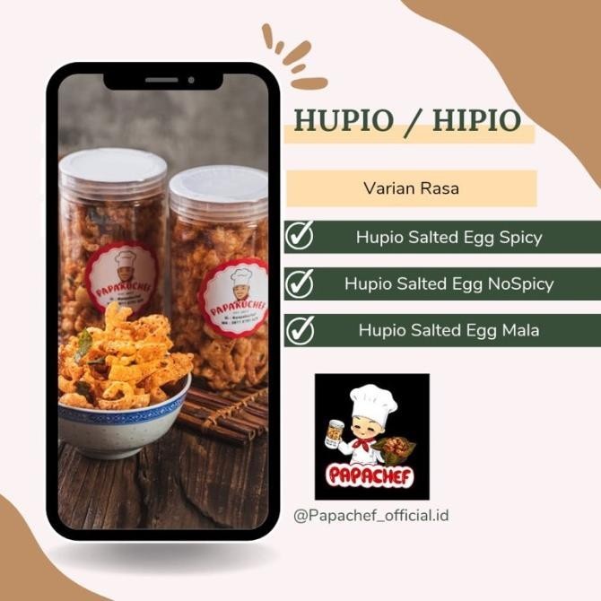 

TERBARU TERMURAH SNACK HUPIO - PAPACHEF READY STOCK !!!!!