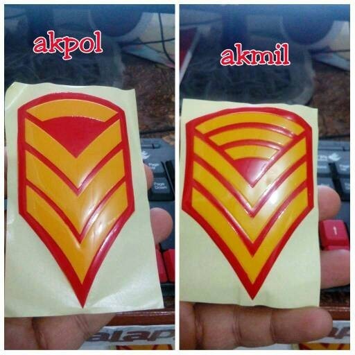 Giov Sticker Stiker Akmil Akpol