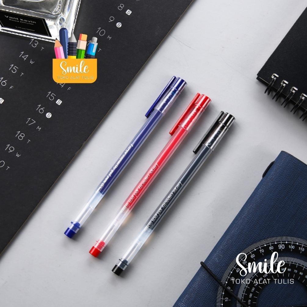 

M&G Y5501 Gel Pen Pulpen Gel Warna Hitam Biru Merah 0.5Mm - Sm4021 Kimberlymihalltu