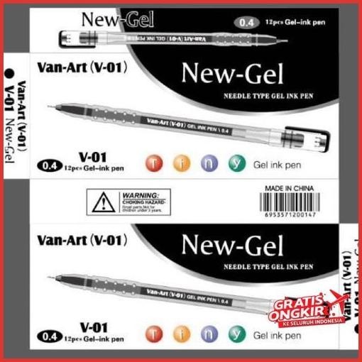

Serba Murah 12Pc Pulpen New Gel Van Art Seri Lusinan Promo Hemat