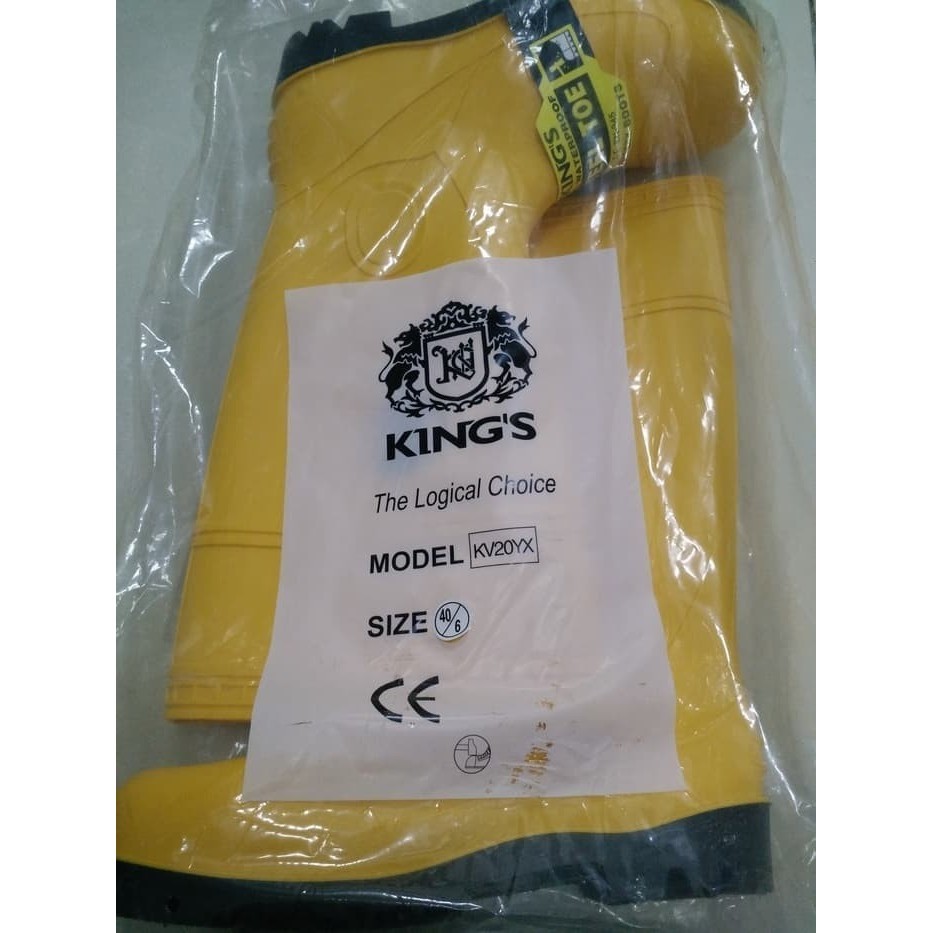 SEPATU SAFETY BOOT KINGS KV 20 YX ORIGINAL KUNING
