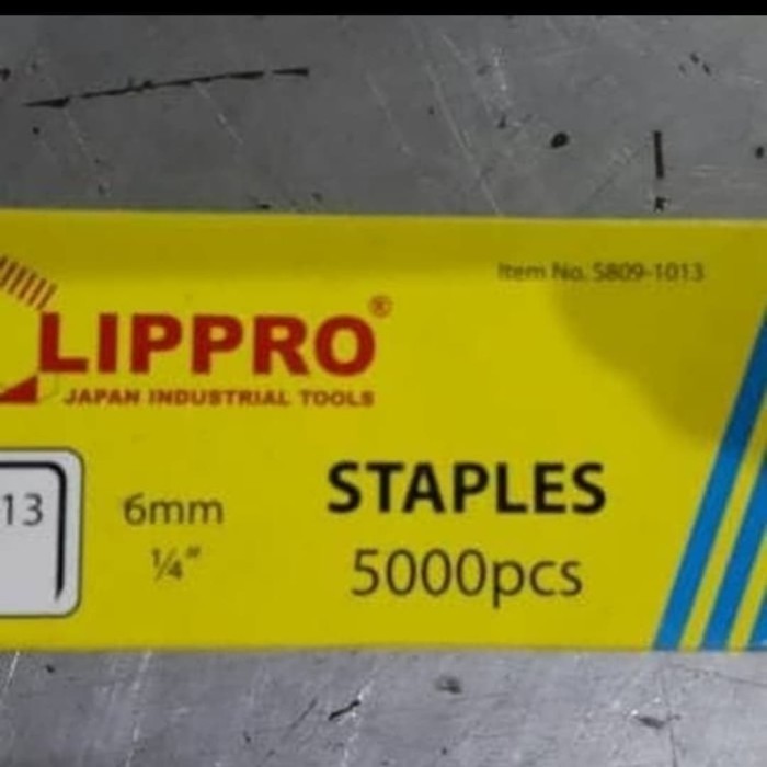

Promo Lippro Isi Staples 6 Mm ( 1/4" ) Refil Steples Gun Ukuran 6Mm High Quality
