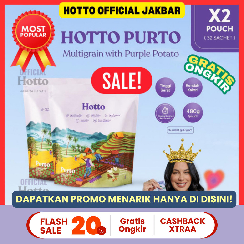 

Hotto Ko Guntur PROMO Minuman Multigrain Original 100% BPOM & HALAL Hotto Official