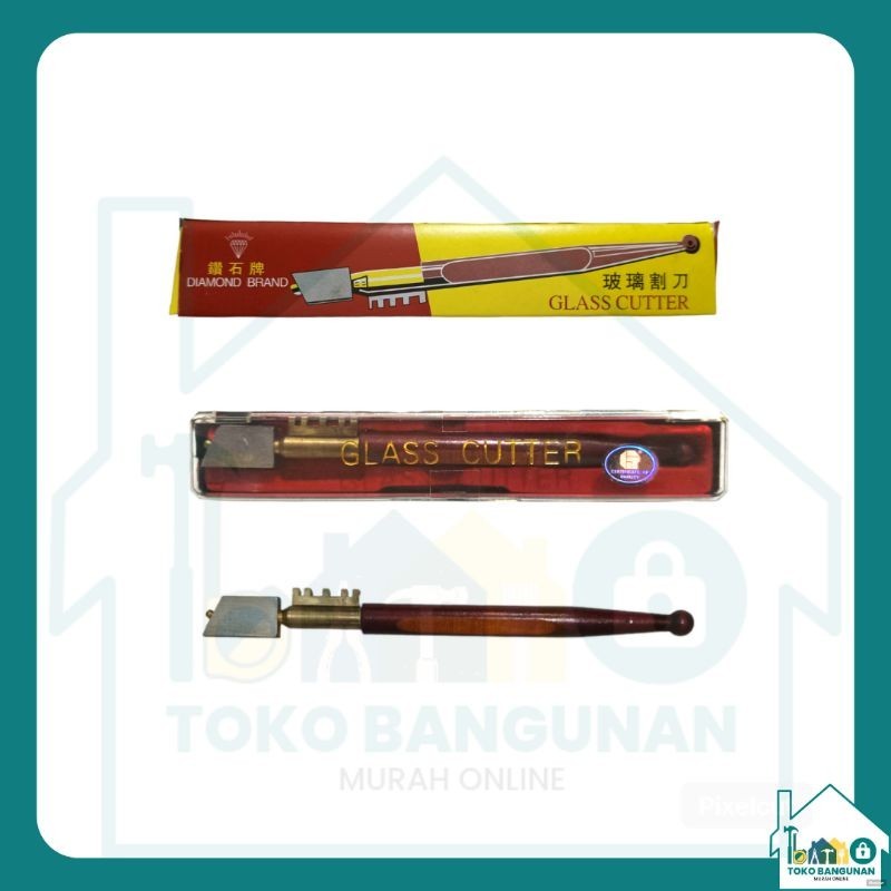 Potongan Kaca Diamond box mika