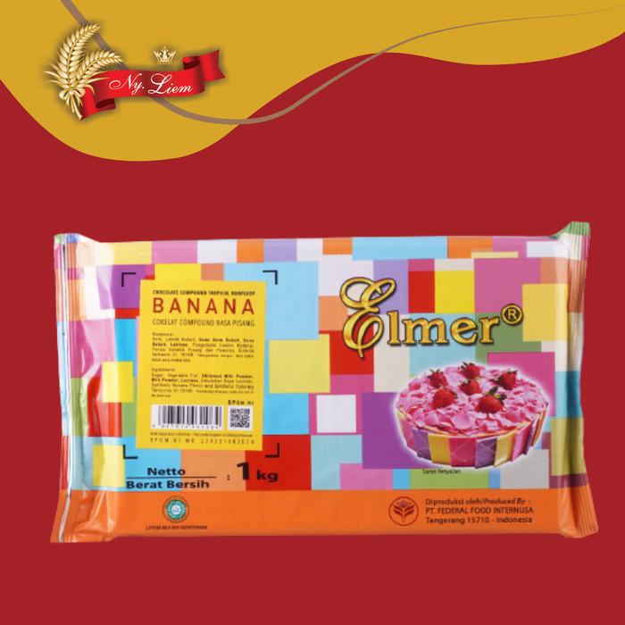 

Ready ELMER BANANA Tropical Rhapsody Cokelat Compound 1 kg