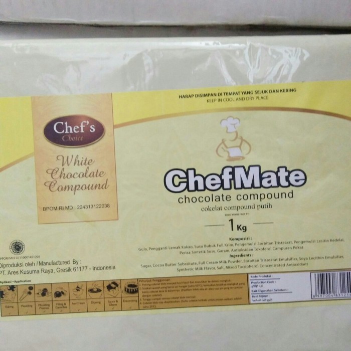

Ready chefmate white chocolate compound 1kg