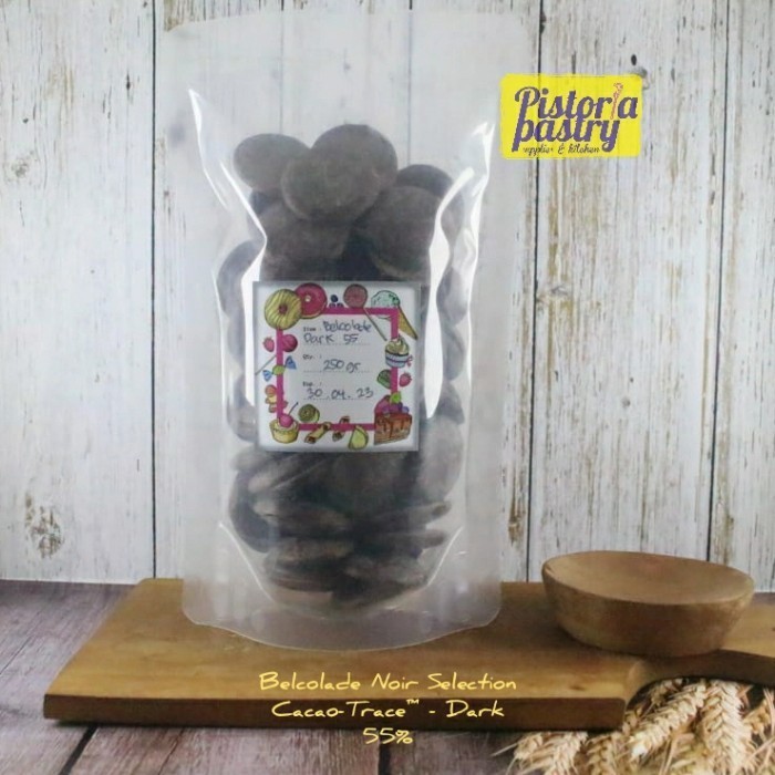 

Ready Belcolade Noir Selection Cacao-Trace - Dark 55% Repack 250gr