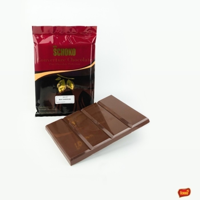 

Ready Milk Chocolate Couverture 1kg / cokelat blok rasa susu / coklat blok